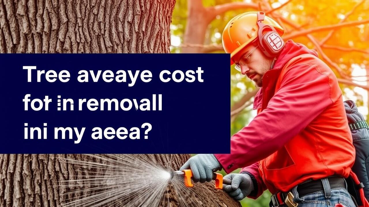 What is the average cost of tree removal in my area?