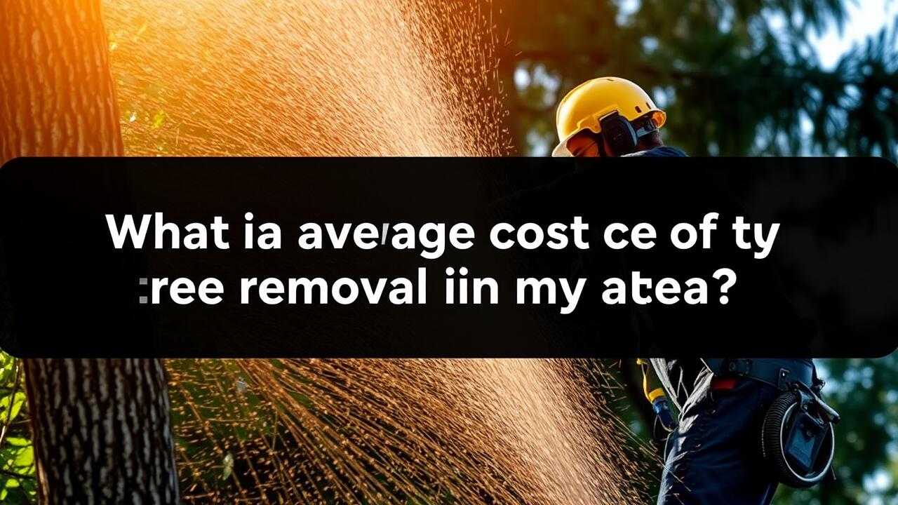 What is the average cost of tree removal in my area?