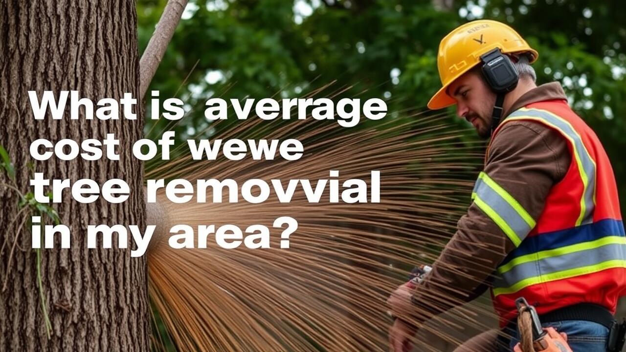 What is the average cost of tree removal in my area?