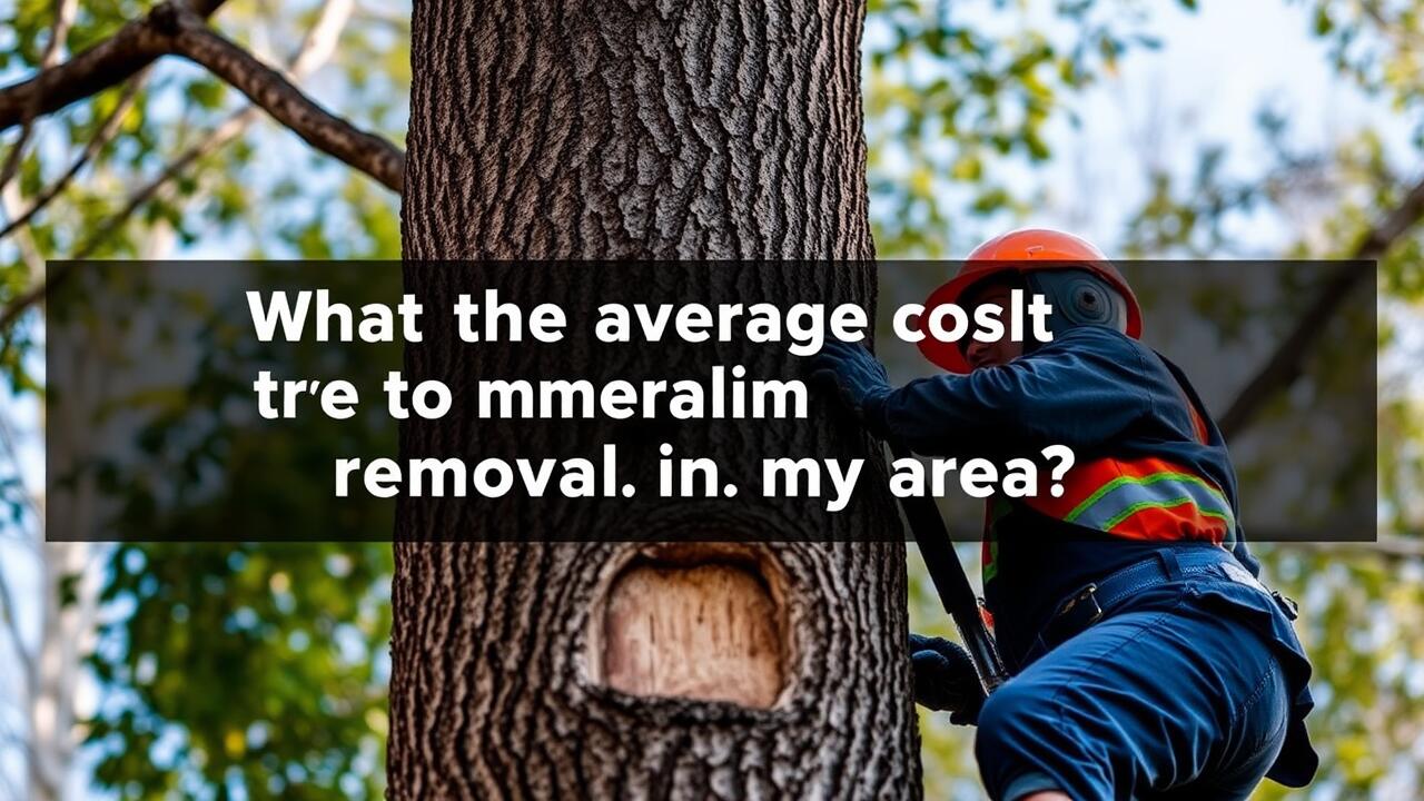 What is the average cost of tree removal in my area?