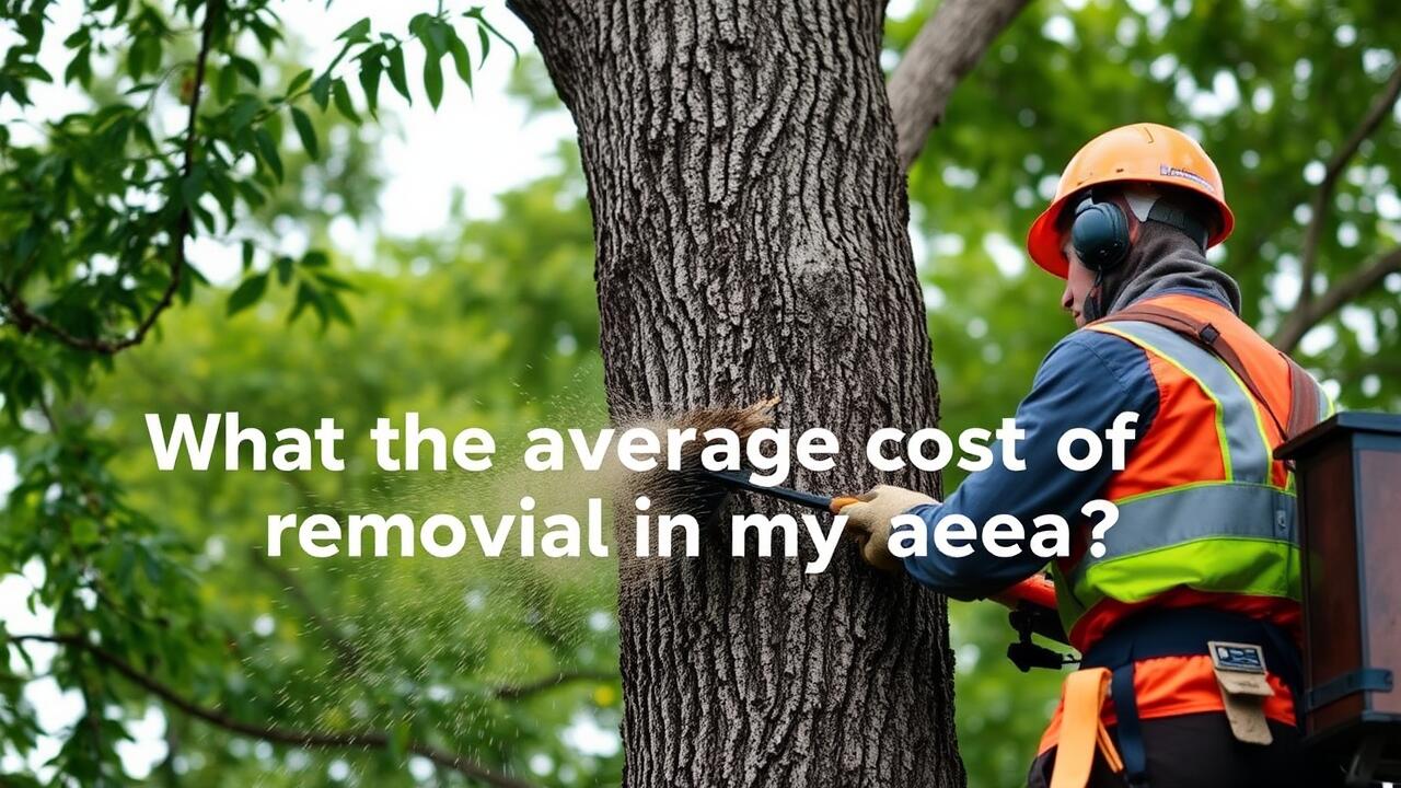 What is the average cost of tree removal in my area?