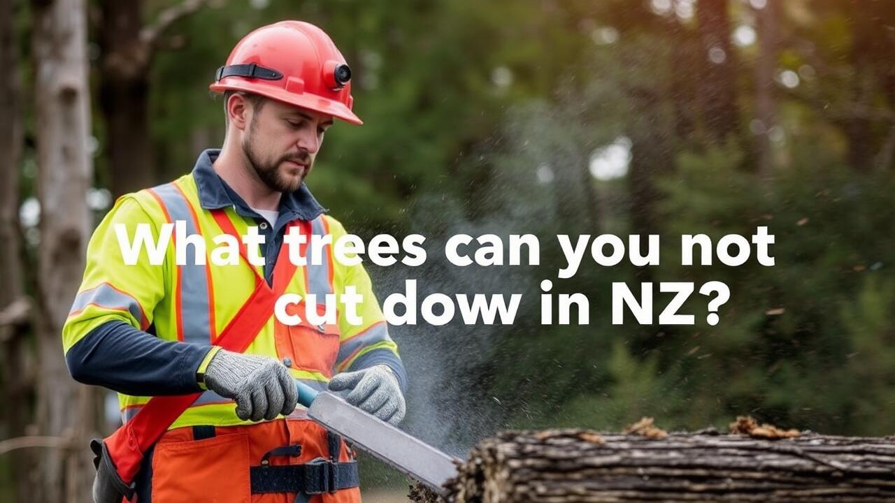 What trees can you not cut down in NZ?